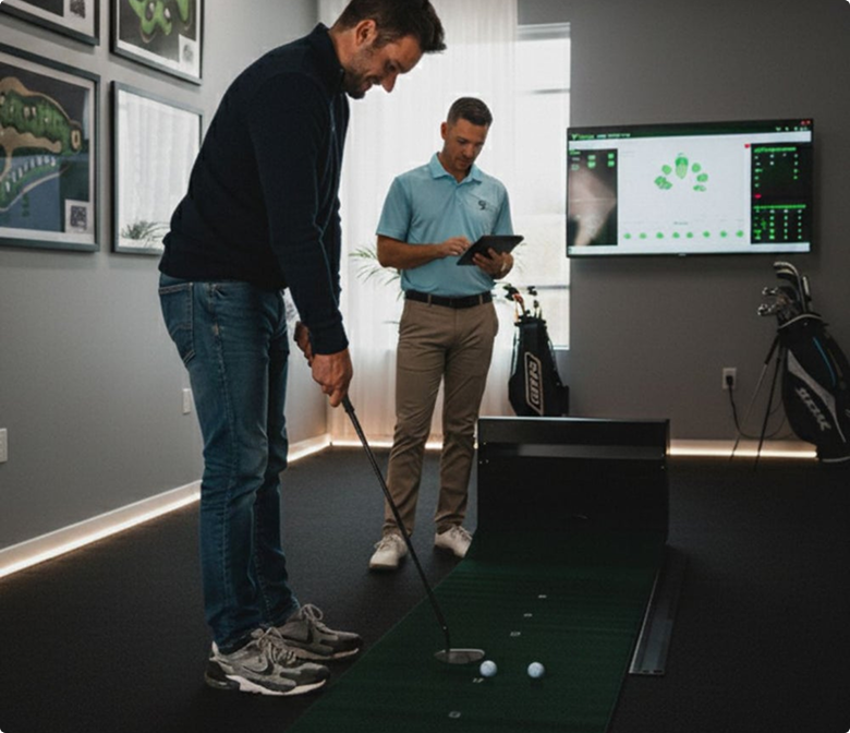 PUTTR Pro + Smart Putting Green Bundle